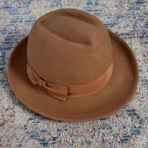 Elegant Brown Women's Fedora Hat